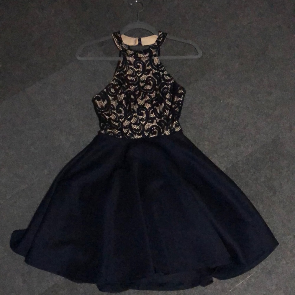 Blue Homecoming Dress (Size S)